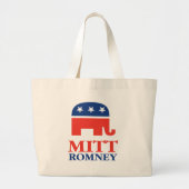 Mitt Romney 2012 Grote Tote Bag (Voorkant)