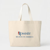 Mitt Romney 2012 Grote Tote Bag (Voorkant)