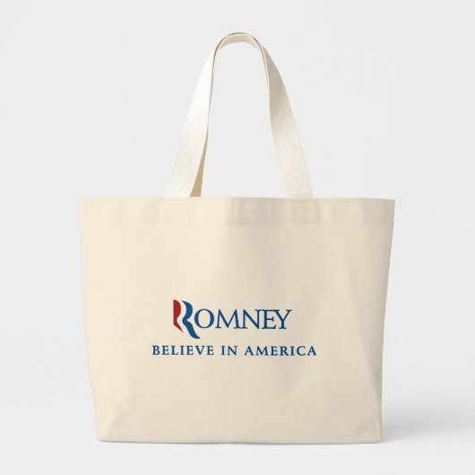 Mitt Romney 2012 Grote Tote Bag (Voorkant)
