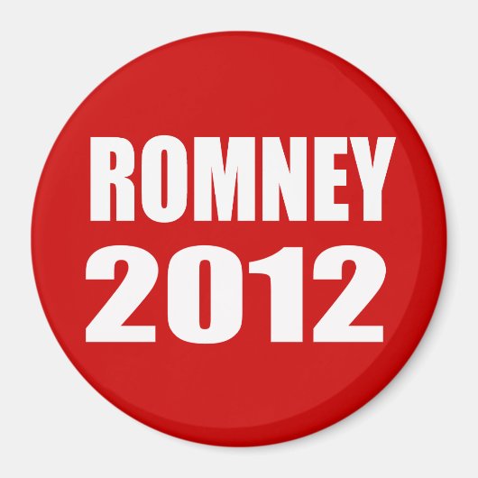 MITT ROMNEY 2012 MAGNEET (Voorkant)