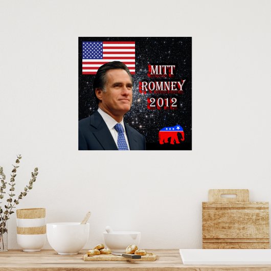 Mitt Romney 2012 Poster (Keuken)