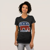 Mitt Romney 2012 Republikeinse olifant () T-shirt (Voorkant volledig)