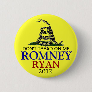 MITT ROMNEY 2012 RONDE BUTTON 5,7 CM