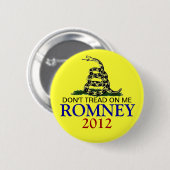 MITT ROMNEY 2012 RONDE BUTTON 5,7 CM (Voorkant /achterkant)