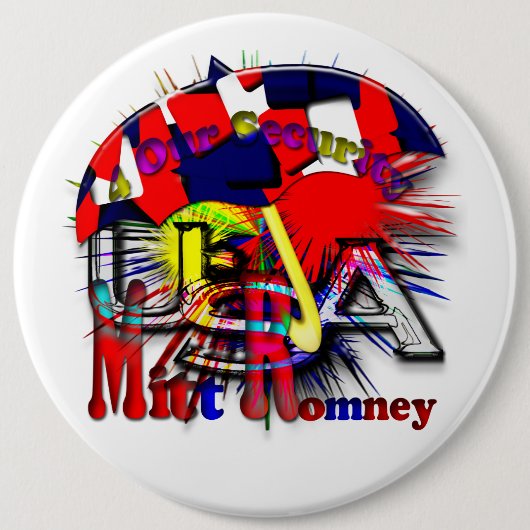 Mitt Romney 2012 Ronde Button 6,0 Cm (Voorkant)