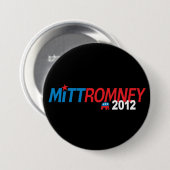 Mitt Romney 2012 Ronde Button 7,6 Cm (Voorkant /achterkant)