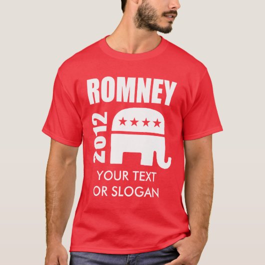 MITT ROMNEY 2012 T-SHIRT (Voorkant)
