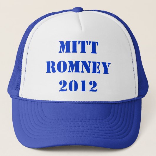 MITT ROMNEY 2012 TRUCKER PET (Voorkant)