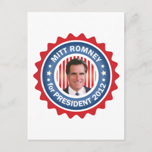 Mitt Romney 2012 voor het Amerikaanse President Briefkaart