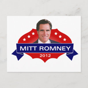 Mitt Romney 2012 voor President Briefkaart