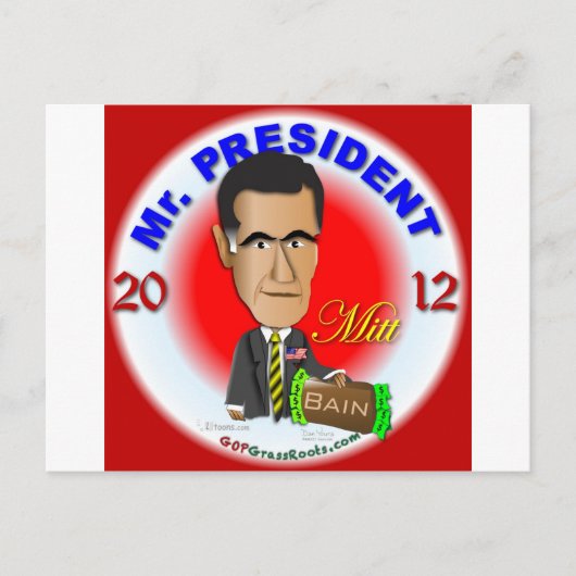 Mitt Romney Briefkaart (Voorkant)