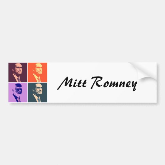 Mitt Romney Bumpersticker (Voorkant)