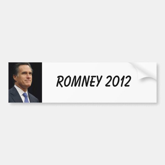 Mitt Romney Bumpersticker (Voorkant)