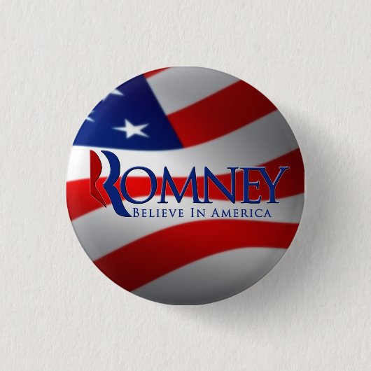 Mitt Romney Button Pin (Voorkant)