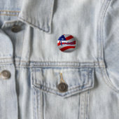 Mitt Romney Button Pin (In situ)