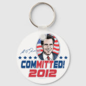 Mitt Romney ComMITTed 2012 Gear Sleutelhanger (Voorkant)
