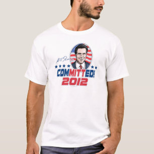 Mitt Romney ComMITTed 2012 Gear T-shirt