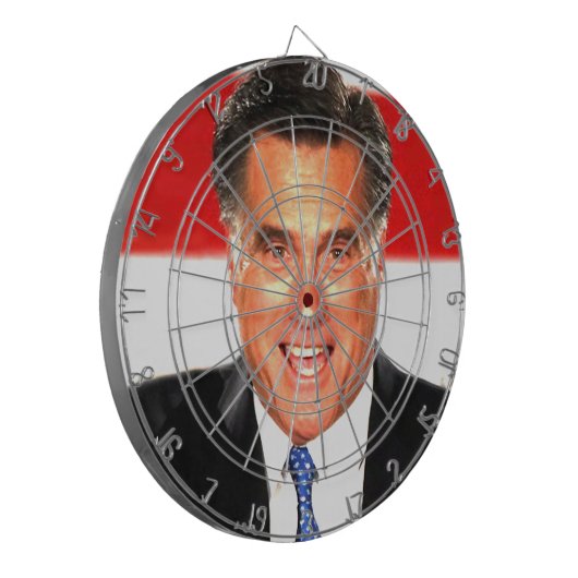 Mitt Romney Dartbord (Voorkant Links)