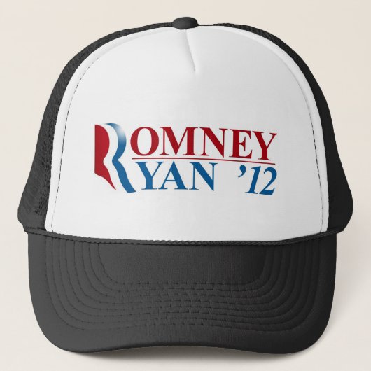 Mitt Romney en Paul Ryan 2012 Trucker Pet (Voorkant)