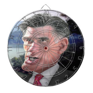 Mitt Romney Funny Dartboard van Rick London Dartbord