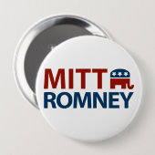 Mitt Romney GOP Ronde Button 4,0 Cm (Voorkant /achterkant)