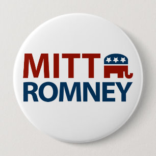Mitt Romney GOP Ronde Button 4,0 Cm