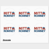 Mitt Romney GOP Ronde Sticker (Vel)