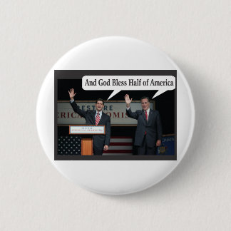 Mitt Romney haat je 47% stem voor Barack Obama Ronde Button 5,7 Cm