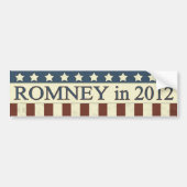 Mitt Romney in 2012 Bumpersticker (Voorkant)