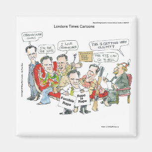 Mitt Romney in therapie Funny T-shirts Kaarten Cad Magneet