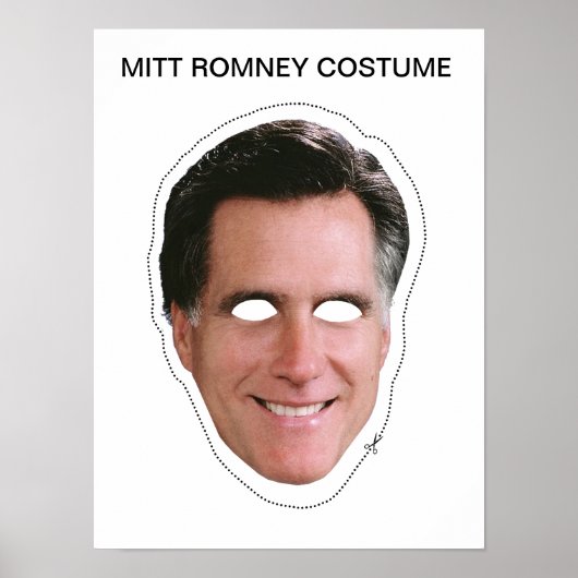 Mitt Romney Mask Poster (Voorkant)
