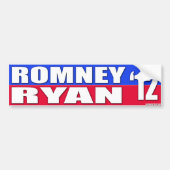 Mitt Romney & Paul Ryan 2012 Campaign Bumper Stick Bumpersticker (Voorkant)