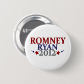 Mitt Romney Paul Ryan 2012 Ronde Button 5,7 Cm (Voorkant /achterkant)