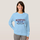Mitt Romney Paul Ryan 2012 T-shirt (Voorkant volledig)