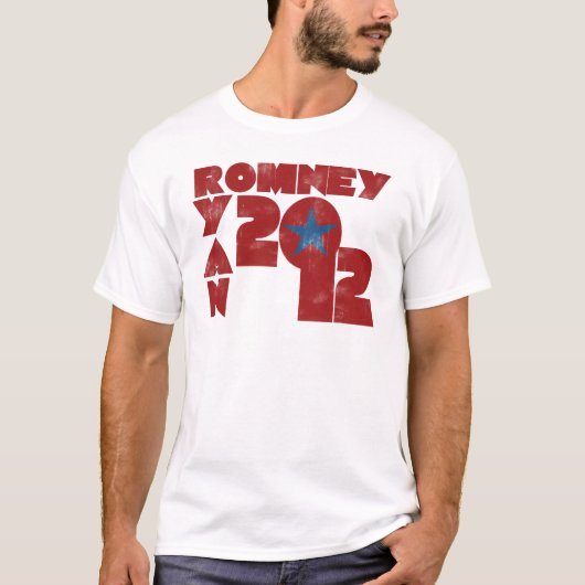 Mitt Romney Paul Ryan 2012 T-shirt (Voorkant)