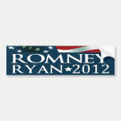 Mitt Romney Paul Ryan Election 2012 Bumpersticker (Voorkant)