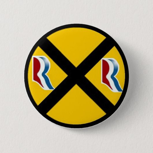 Mitt Romney & Paul Ryan Express 2012 Ronde Button 5,7 Cm (Voorkant)
