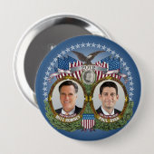 Mitt Romney Paul Ryan Foto Ronde Button 4,0 Cm (Voorkant /achterkant)