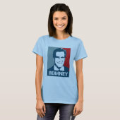 MITT ROMNEY POSTER T-SHIRT (Voorkant volledig)