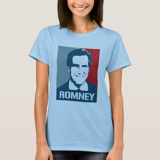 MITT ROMNEY POSTER T-SHIRT (Voorkant)