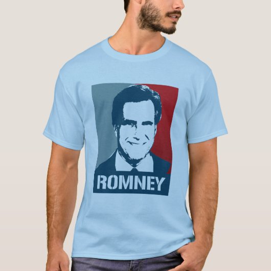 MITT ROMNEY POSTER T-SHIRT (Voorkant)