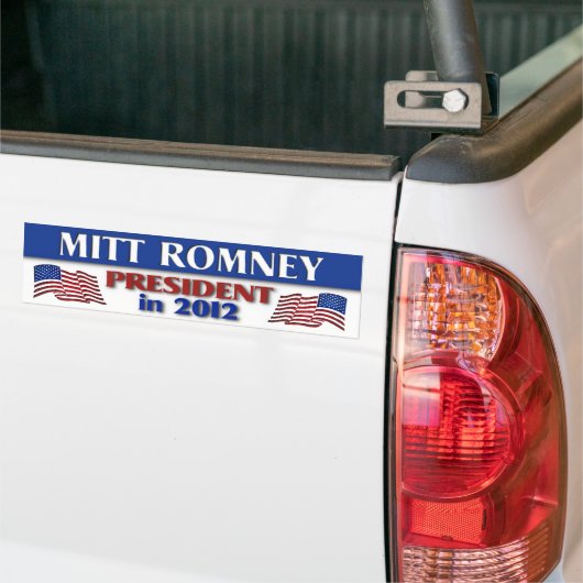 Mitt Romney President in 2012 Bumpersticker (Op Truck)