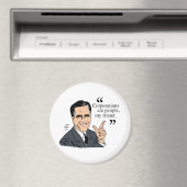 Mitt Romney Quotes, kleur Magneet (Insitu (Vaatwasser))