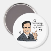 Mitt Romney Quotes, kleur Magneet (Voorkant / Achterkant)