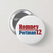Mitt Romney Rob Portman 2012 Ronde Button 5,7 Cm (Voorkant /achterkant)