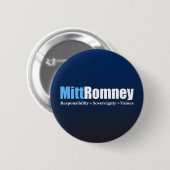 Mitt Romney Ronde Button 5,7 Cm (Voorkant /achterkant)
