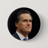 Mitt Romney Ronde Button 5,7 Cm (Voorkant)