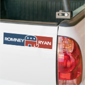 Mitt Romney Ryan Elephant Bumpersticker (Op Truck)