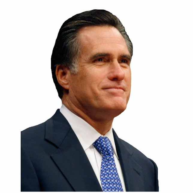 Mitt Romney Staand Fotobeeldje (Voorkant)