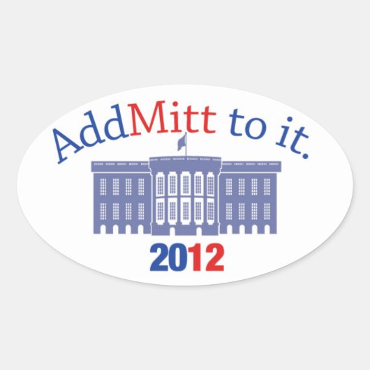 Mitt Romney Sticker (Voorkant)
